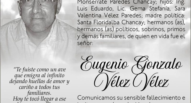 SEPELIO VELEZ VELEZ EUGENIO GONZALO – La Voz del Altiplano