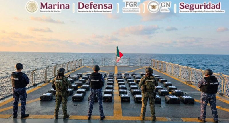 México intercepta cocaína a 200 millas de su costa en operativo – La Voz del Altiplano
