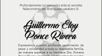 CONDOLENCIA GUILLERMO ELOY PONCE RIVERA – La Voz del Altiplano