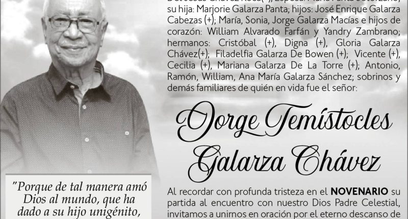 MISA JORGE TEMISTOCLES GALARZA CHAVEZ – La Voz del Altiplano