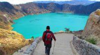 Deslizamiento causó olas en Quilotoa – La Voz del Altiplano