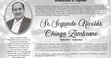 MISA SEGUNDO CHINGA ZAMBRANO – La Voz del Altiplano