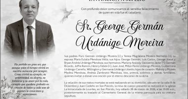 SEPELIO Sr. George Germán Urdánigo Moreira – La Voz del Altiplano
