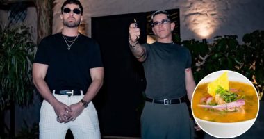 Justin Quiles y Lenny Tavárez prueban el encebollado – La Voz del Altiplano