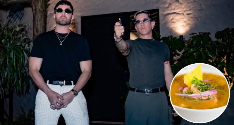 Justin Quiles y Lenny Tavárez prueban el encebollado – La Voz del Altiplano