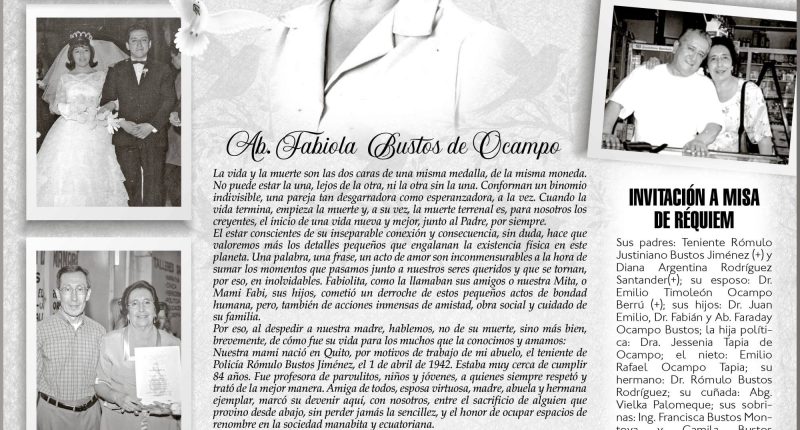 MISA FABIOLA BUSTOS DE OCAMPO – La Voz del Altiplano