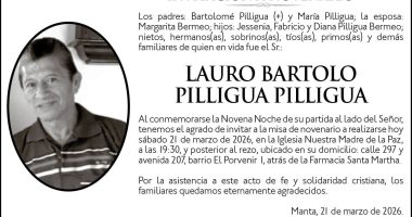 NOVENARIO LAURO BARTOLO PILLIGUA PILLIGUA – La Voz del Altiplano
