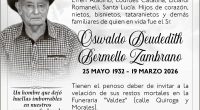 SEPELIO OSWALDO DEUDEDITH BERMELLO ZAMBRANO – La Voz del Altiplano