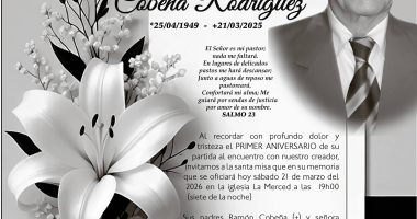 MISA José Roque Cobeña Rodríguez – La Voz del Altiplano