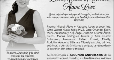 MISA MONICA MERCEDES ALAVA LOOR – La Voz del Altiplano