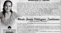 SEPELIO MARIA JUANA VELASQUEZ ZAMBRANO – La Voz del Altiplano