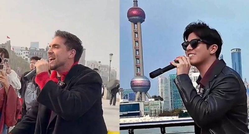 Virales en Shanghái con Show Callejero – La Voz del Altiplano