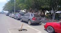 Alcantarilla Hundida Frente al Parque La Madre – La Voz del Altiplano
