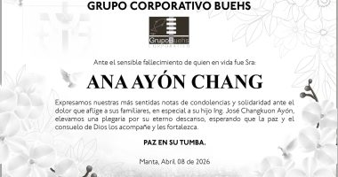 CONDOLENCIA ANA AYON CHANG – La Voz del Altiplano