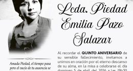 MISA LCDA PIEDAD EMILIA PAZO SALAZAR – La Voz del Altiplano