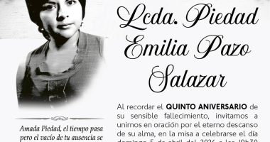 MISA LCDA PIEDAD EMILIA PAZO SALAZAR – La Voz del Altiplano