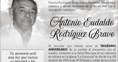 MISA ANTONIO EUDALDO RODRIGUEZ BRAVO – La Voz del Altiplano