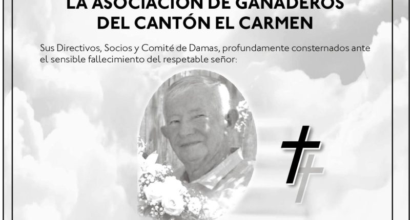 CONDOLENCIA Mariano Del Jesús Loor Vera – ASOGAN – La Voz del Altiplano