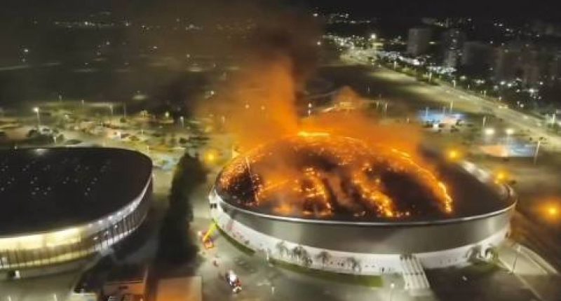 Incendio daña 50% del techo del velódromo olímpico en Río – La Voz del Altiplano