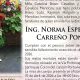 SEPELIO ING NORMA ESPERANZA CARREÑO PONCE – La Voz del Altiplano