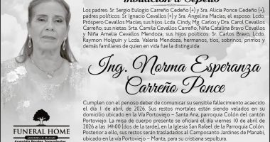 SEPELIO Ing. Norma Esperanza Carreño Ponce – La Voz del Altiplano