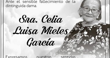 CONDOLENCIA  CELIA LUISA MIELES GARCIA – PATRONATO SERVICIO SOCIAL – La Voz del Altiplano