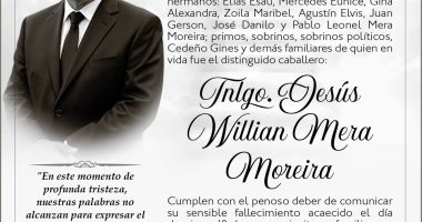 SEPELIO TNLGO. JESUS WILLIAM MERA MOREIRA – La Voz del Altiplano