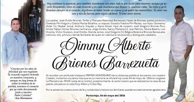 MISA JIMMY ALBERTO BRIONES BARREZUETA – La Voz del Altiplano