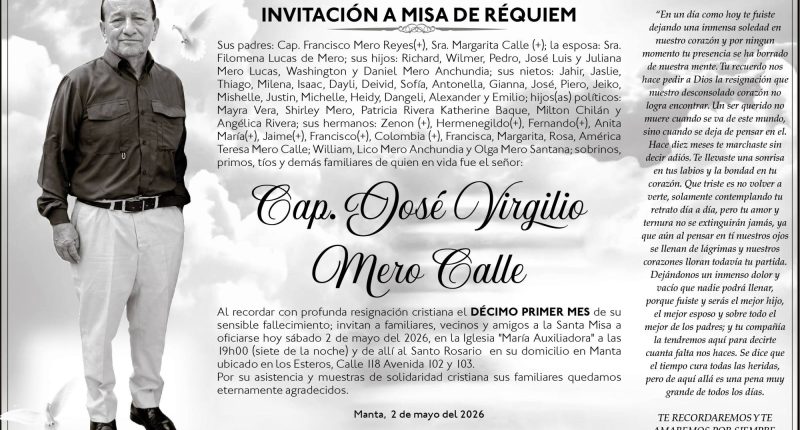 MISA JOSE VIRGILIO MERO CALLE – La Voz del Altiplano