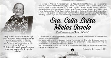 SEPELIO CECILIA LUISA MIELES GARCIA – La Voz del Altiplano