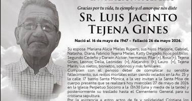 SEPELIO LUIS JACINTO TEJENA GINES – La Voz del Altiplano