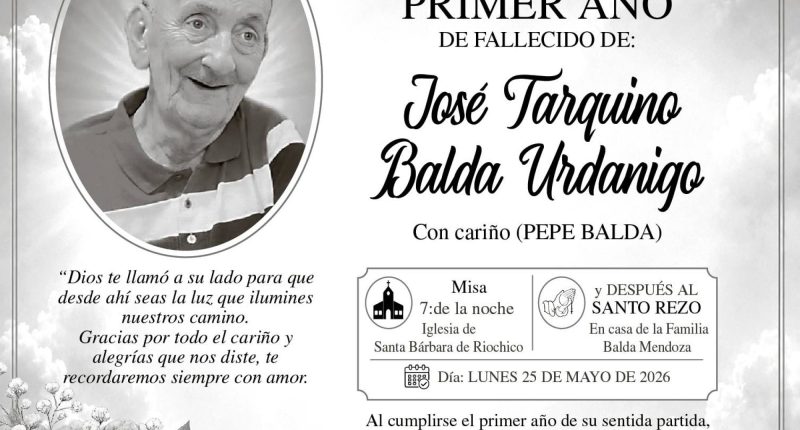 MISA JOSE TARQUINO BALDA URDANIGO – La Voz del Altiplano